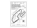 Watkins Glen Wood Mural