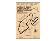 Watkins Glen Wood Mural