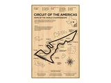 Circuit of the Americas Wood Mural