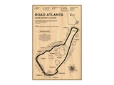 Road Atlanta Wood Mural