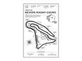 Circuit de Nevers Magny-Cours Wood Mural