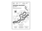 Sonoma Raceway (Infineon) Wood Mural