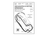 Indianapolis Motor Speedway Grand Prix Circuit Wood Mural