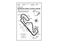 Circuit de Barcelona-Catalunya Art Print